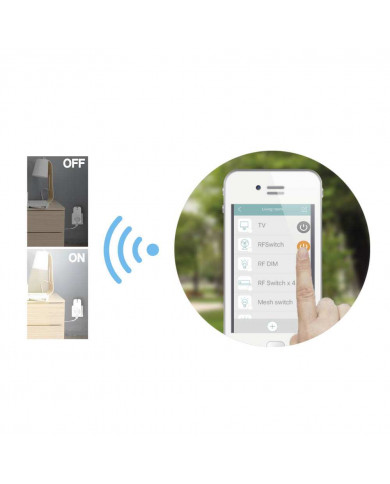 Pack 4 Sensores de Movimiento WiFi con Aviso vía Smartphone/APP 7hSevenOn  Home
