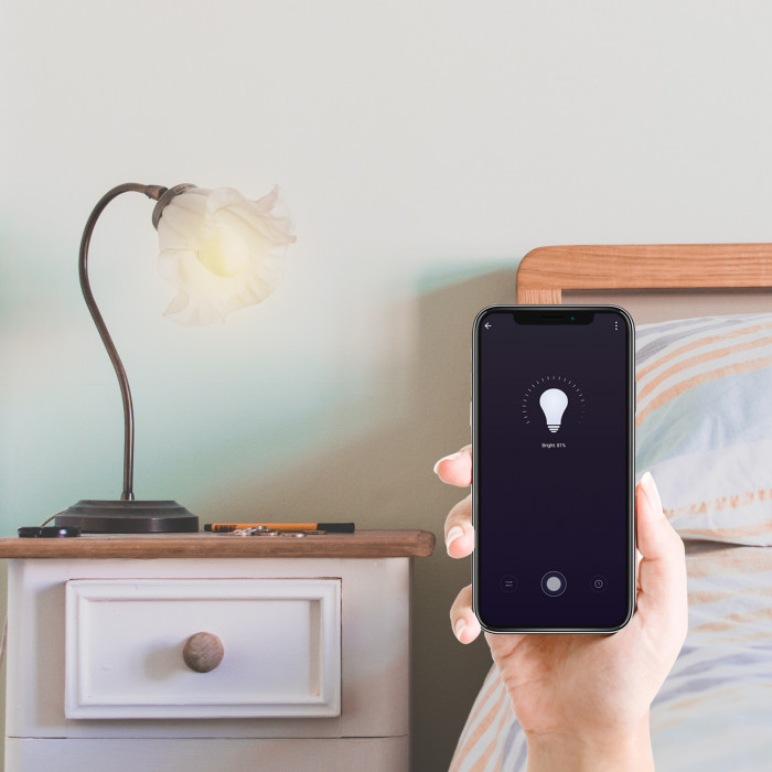  Hyuduo Bombilla inteligente WiFi E14, E14 brillante aplicación  para el hogar, control remoto, bombilla LED de noche, luz Tuya, para  hoteles, hogar, restaurantes, gabinete de paisaje, blanco frío 85-265 V,  bombilla 