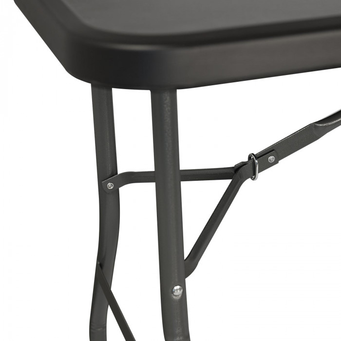 Conjunto cocina mesa plegable pared Vera + 2 sillas Costa color negro  moderno