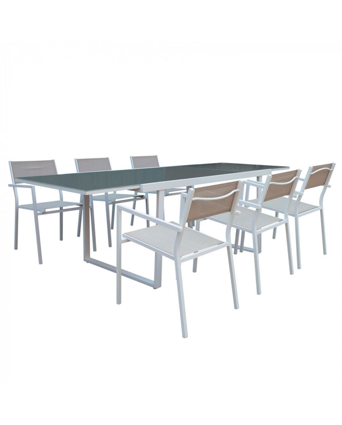 Kit mesa de aluminio 1500x1500 (perfiles 40x40) con diagonales