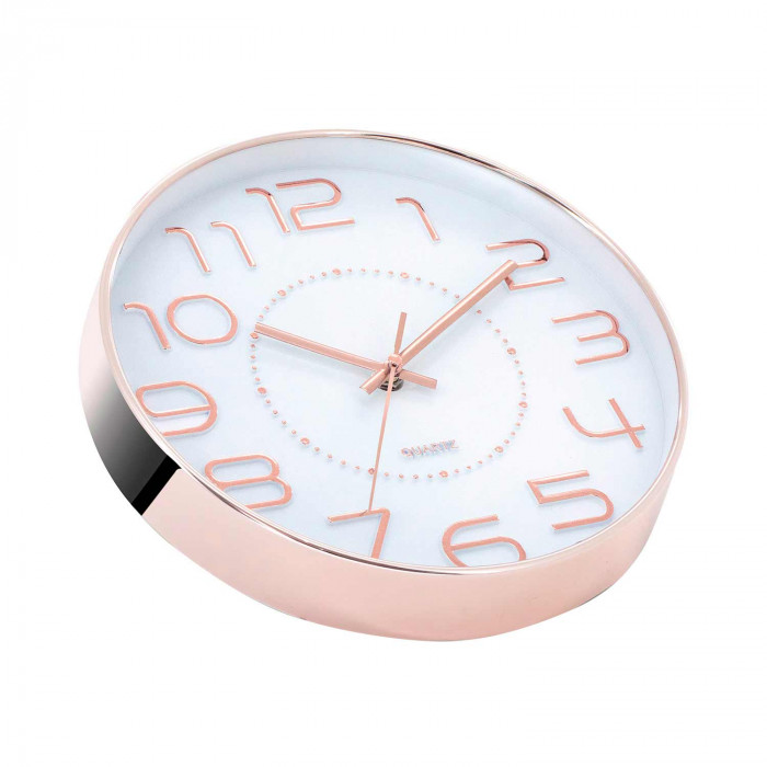 Reloj De Pared 25 Cm Color Blanco..