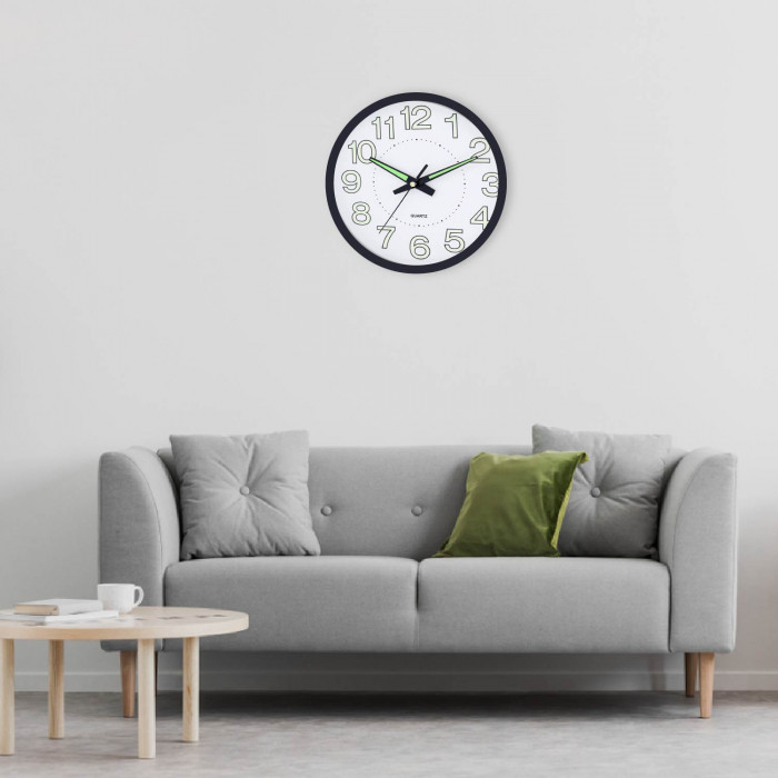 Reloj Pared adhesivo 40 CM Fluorescente – A&G Store